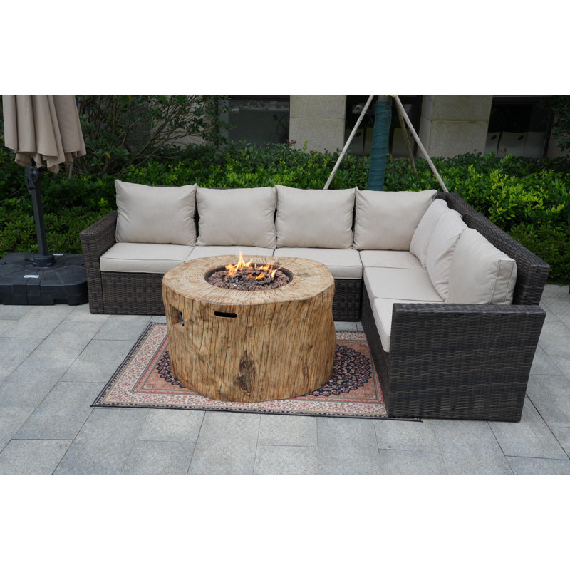 6 - Person Patio Conversation Set with Cushions