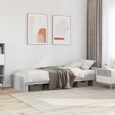 Bed Frame Without Mattress Engineered Wood
