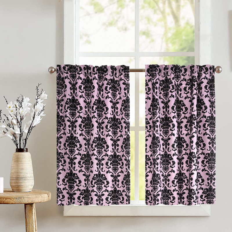 Rideaux Popeline, Rose pastel