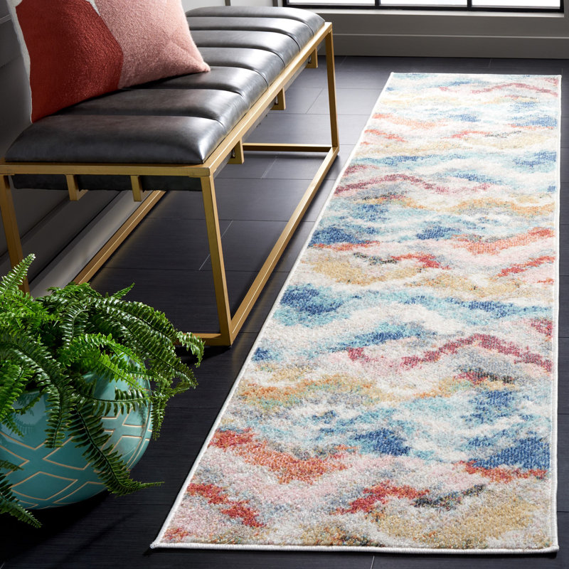Phoenix 500 Performance Abstract Rug, Runner 2'2" x 9'