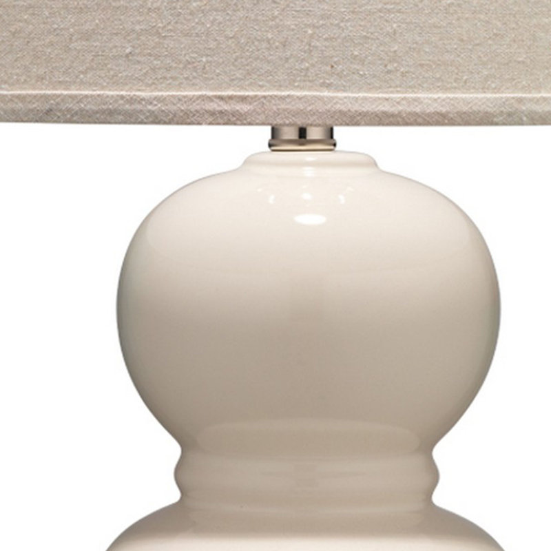 Lampe de table 22 po Ridgell, Crème
