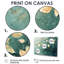 Riverbank Leaves Simplicity Scenery I - Leaves, art mural-1445621834-1445621837-1445621838