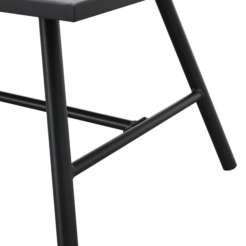 Rectangular Metal Outdoor Side Table , 25.2'' in. W 25.2'' in. D