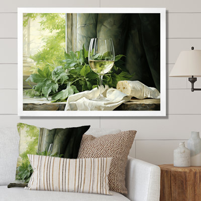Pinot gris vert - art mural vin
