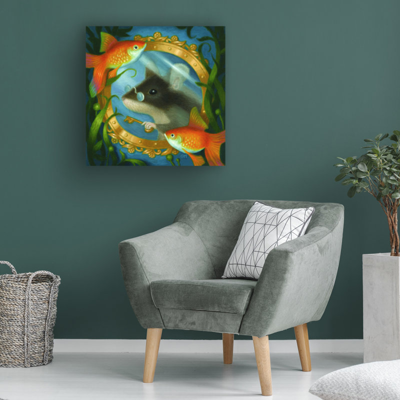 Œuvre sur toile, gina Matarazzo, H 14 po x l 14 po