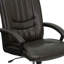 Chaise de bureau pivotante avec accoudoirs LeatherSoft -30772742