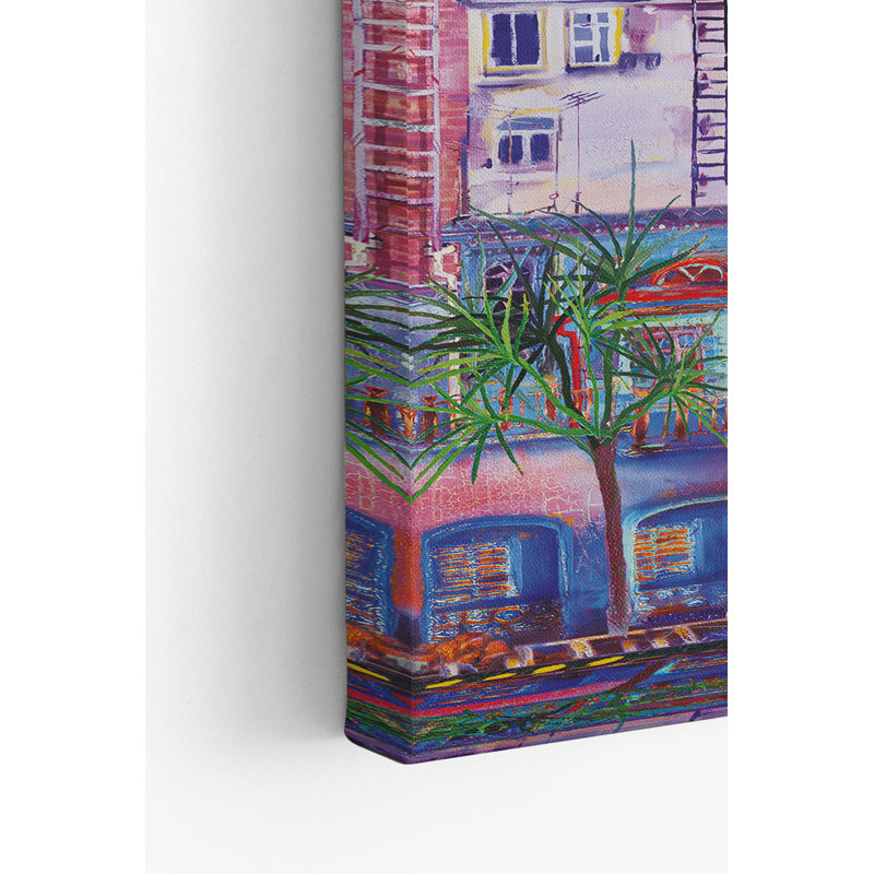 Peinture décorative sur toile, H 19,7 po x l 27,6 po