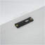 Lit plateforme simple en bois avec éclairage à DEL intégré, tête de lit multifonctionnelle, garde-corps et 2 tiroirs, blanc