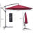 Patio Offset Umbrella With Base