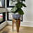 Solid Wood Accent Stool-108358774