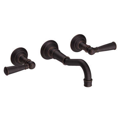 Jacobean Wall Mount Bathroom Faucet