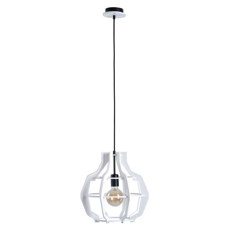 Viramontes 1 - Light Single Pendant, White