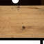 Wetherly Oak Effect TV Stand,Low Media Console with Cable Cutouts for TVs Up To 80 Inch