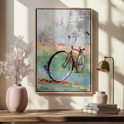 Vélo, rêveries de peinture et pastel