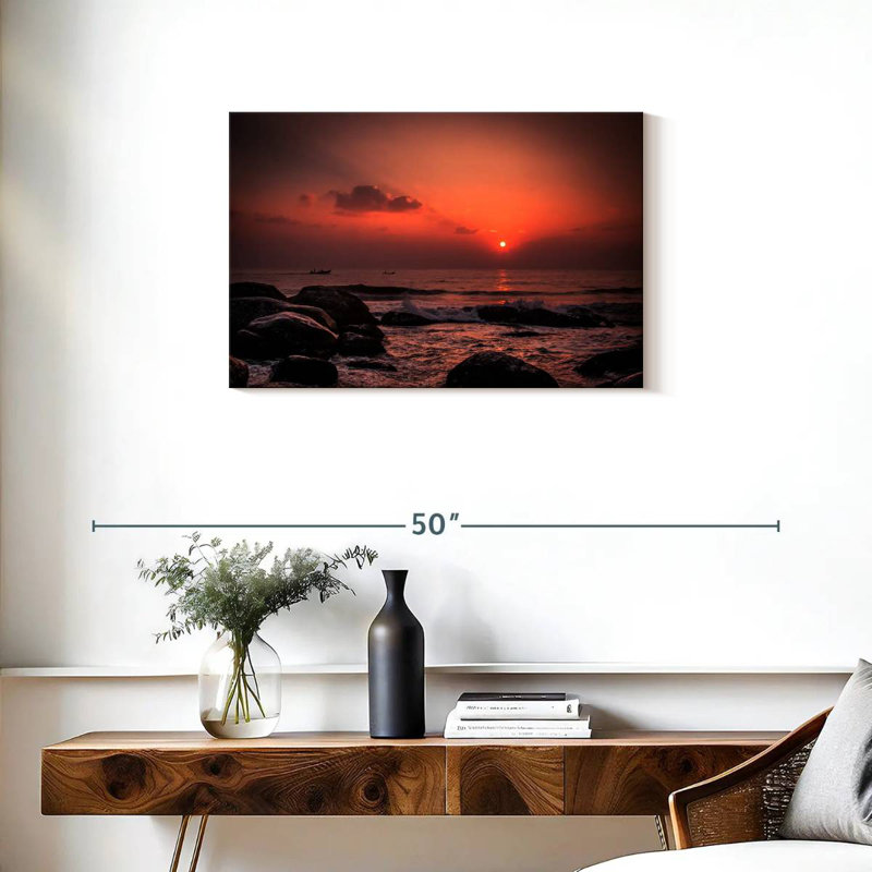 Gillard Rocky Gillard Fiery Sunset, H 20 po x l 30 po