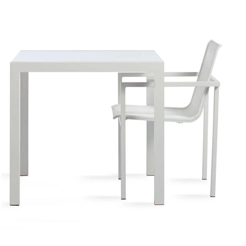 Skiff Outdoor Dining Armchair, White