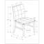 Chaise d'appoint rembourrée confortable pour la salle à manger, élégante et durable avec un rembourrage doux et un design élégant