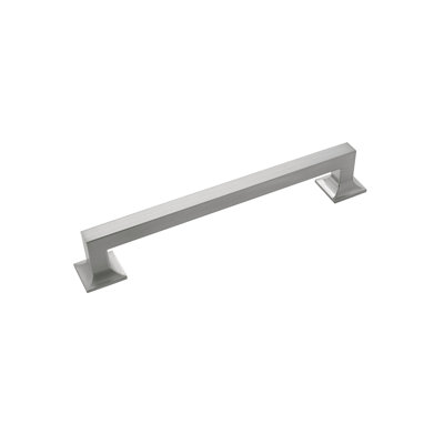 Studio Collection Handle Pull - 7-9/16" Center to Center Cabinet Pull Satin Nickel - Transitional Hardware for Drawers & Cabinets