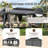 20 Ft. W X 12 Ft. D Aluminum Post Patio Gazebo
