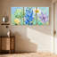 «Plants & Flowers Floral Garden», ensemble de 3 impressions sur toile-1430456093