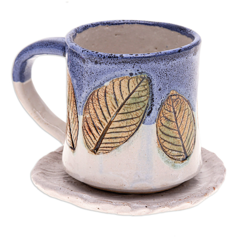 Tasse et soucoupe en céramique faites à la main Rosalind Wheeler
