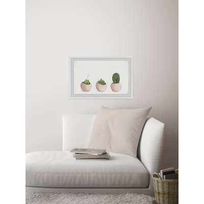 Pink Pots - Single Picture Frame Painting