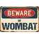 SignMission Beware of Wombat Sign | Wayfair