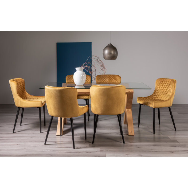 6 - Person Dining Set, Mustard
