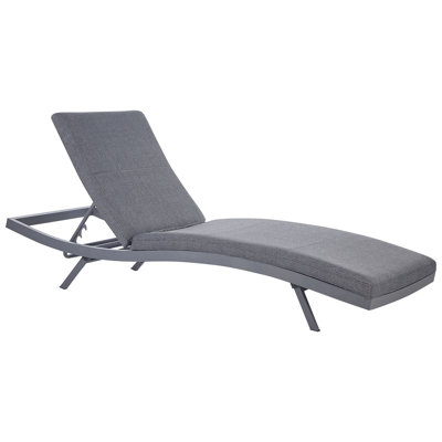 Latouche 199cm Long Reclining Single Chaise with Cushions