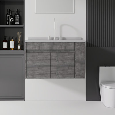 Meuble-lavabo flottant 36 po avec lavabo 36 po