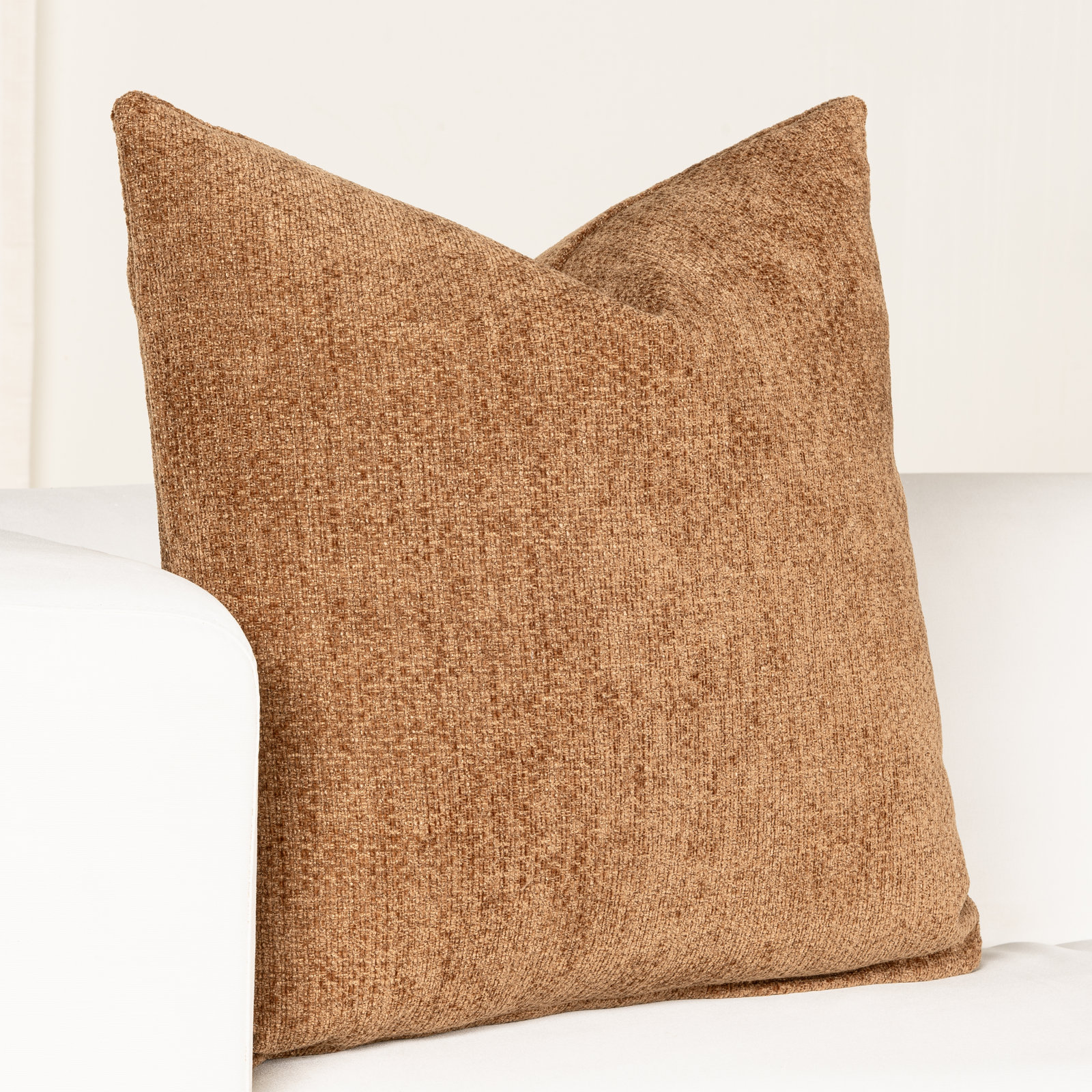 Serenity Throw Pillow, Polyester, Spice, 22" x 22"