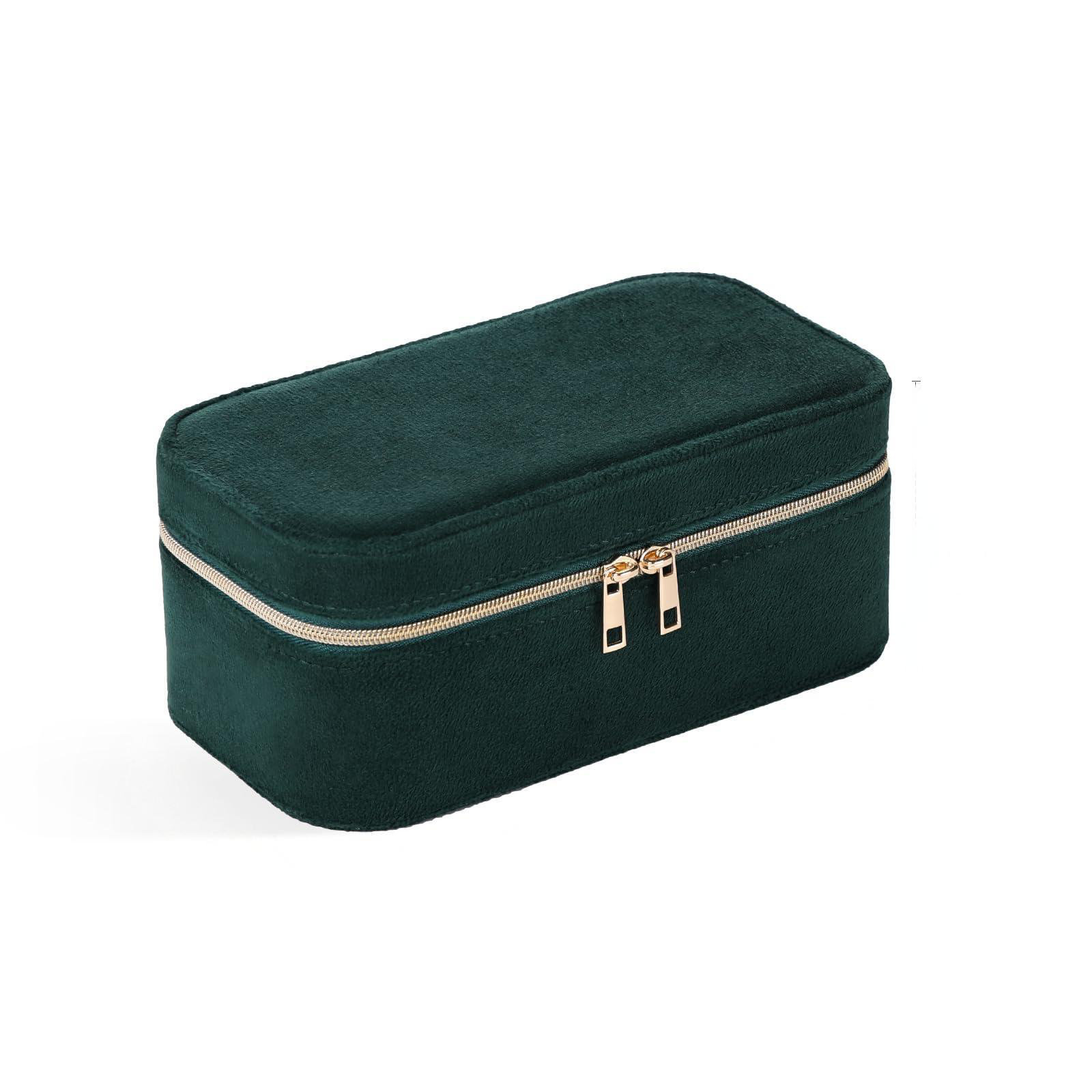 Quadrata Pattern Portable Jewellery Box With Mirror Online - Premium Jewellery Organiser