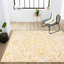 Tapis intérieur / extérieur crème / jaune Truman Bohemian Medallion-469552424