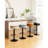 Round Storage Bar Stool Set For Various Settings-270058287