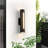 Modern Black Linear LED Outdoor Wall Light