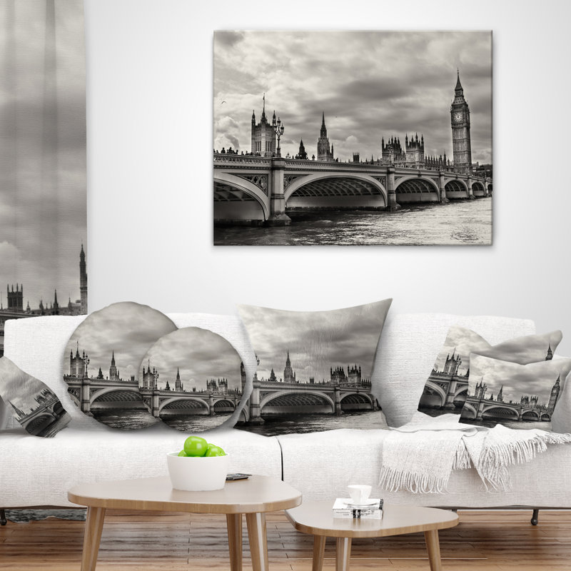 Coussin lombaire cityscape merveilleuse view of westminster bridge