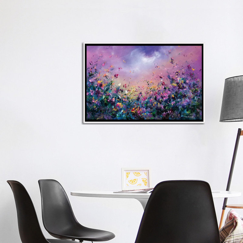 « arc-en-ciel » par jaanika talts-impression sur image, Toile blanche encadrée, H 18 po x l 26 po x P 1,5 po