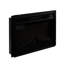 Foyer électrique encastrable 18 po: 120 V, 1400 W, protection contre la surchauffe, métal et plastique anti-flammes, réglages