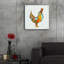 «The Strutter on White» par Phyllis Adams, art mural en verre acrylique-1993795719