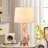 Denamarie 25.5" H Shell Table Lamp