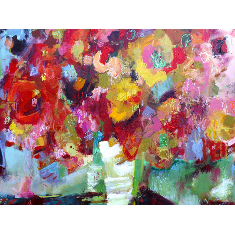 Journey Print by Elizabeth Chapman, Black Framed Canvas, 25" H x 33" W