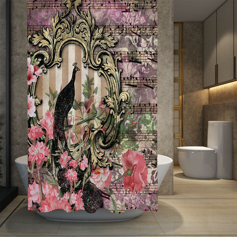 Areiona Single Shower Curtain, 83" H x 70" W