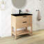 Meuble-lavabo autoportant de 30 po avec plateau en céramique-47162312