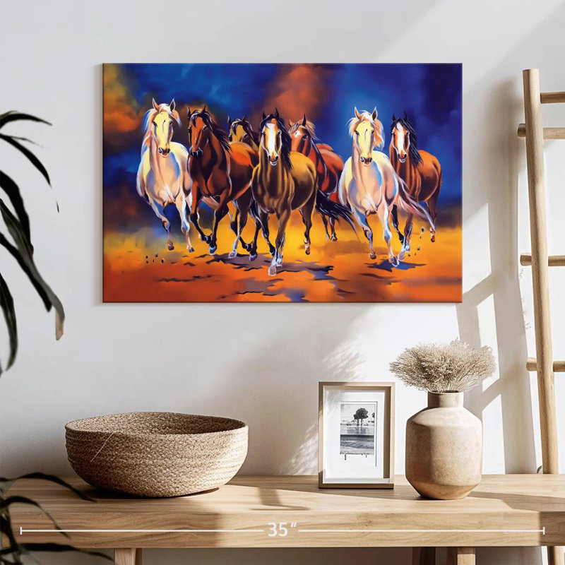 Brampt chevaux Vaastu, H 16 po x l 24 po