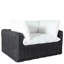 Montecito Woven N-Dura Resin Wicker Outdoor Lounge Chair - Onyx-445133025-445133048