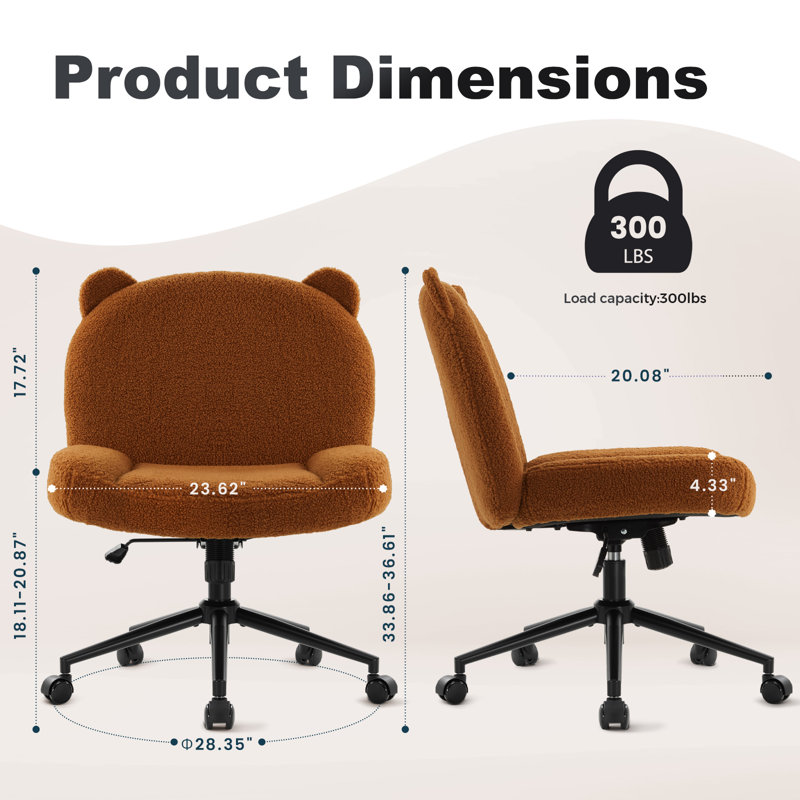 Radetski Velvet Office Chair