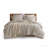 3 Piece Oversized Cotton Matelasse Comforter Set-Full/Queen
