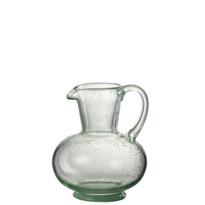 CARAFE BALL GLASS LIGHT GREEN