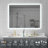 Busra Modern LED Bathroom Mirror With PMMA Diffuser, Frontlit / Backlit-410879630