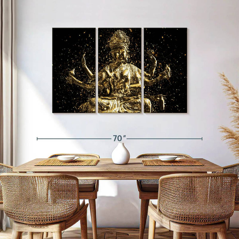 Adella Golden Shiva, 36" H x 57" W